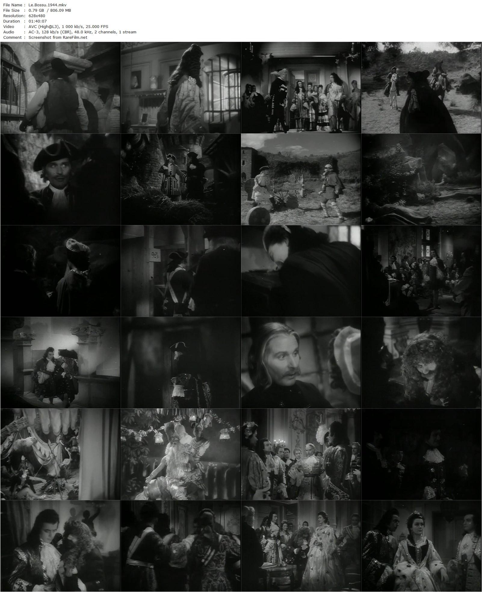 The Hunchback / Le bossu (1944) Jean Delannoy, Pierre Blanchar, Paul Bernard, Yvonne Gaudeau-poster