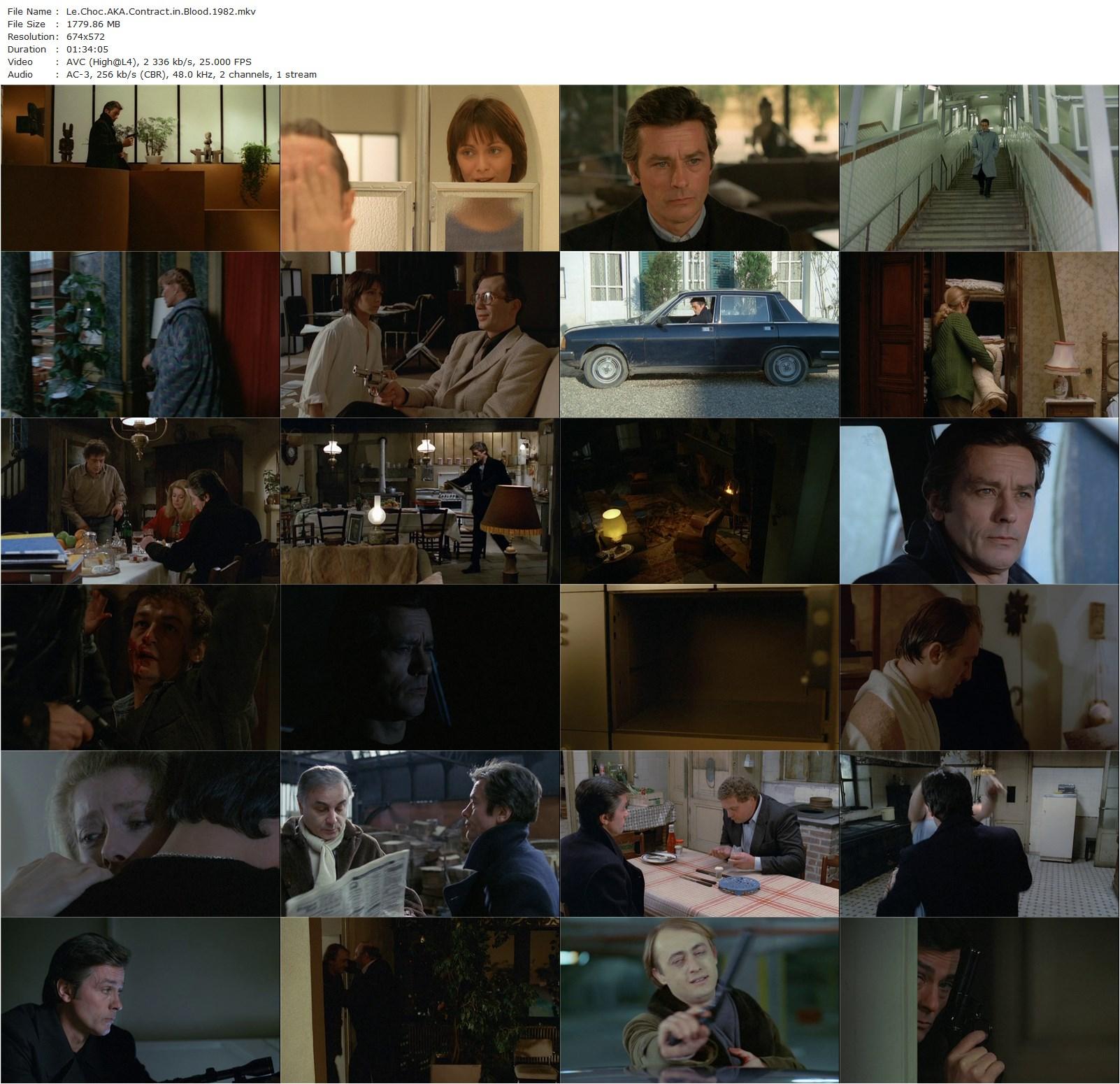 Shock / Le choc (1982) Robin Davis, Alain Delon, Catherine Deneuve, Philippe Léotard-poster