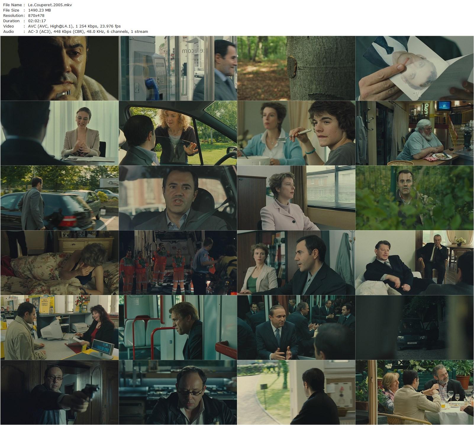 Le couperet / The Ax (2005) Costa-Gavras, José Garcia, Karin Viard, Geordy Monfils-poster