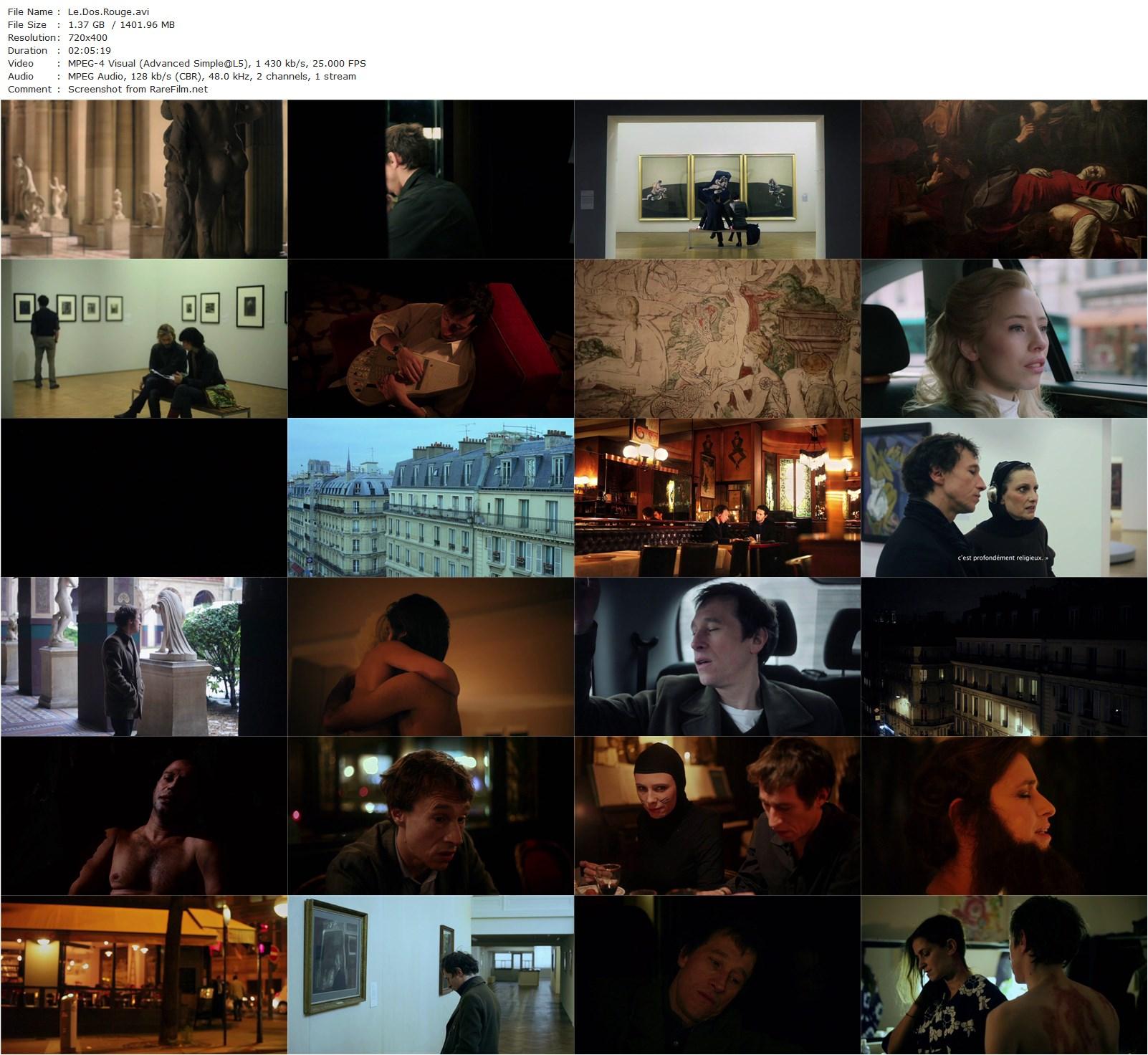 Portrait of the Artist / Le dos rouge (2014) Antoine Barraud, Bertrand Bonello, Jeanne Balibar, Géraldine Pailhas-poster