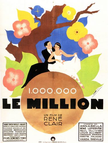 Le million (1931) René Clair, Annabella, René Lefèvre, Jean-Louis Allibert