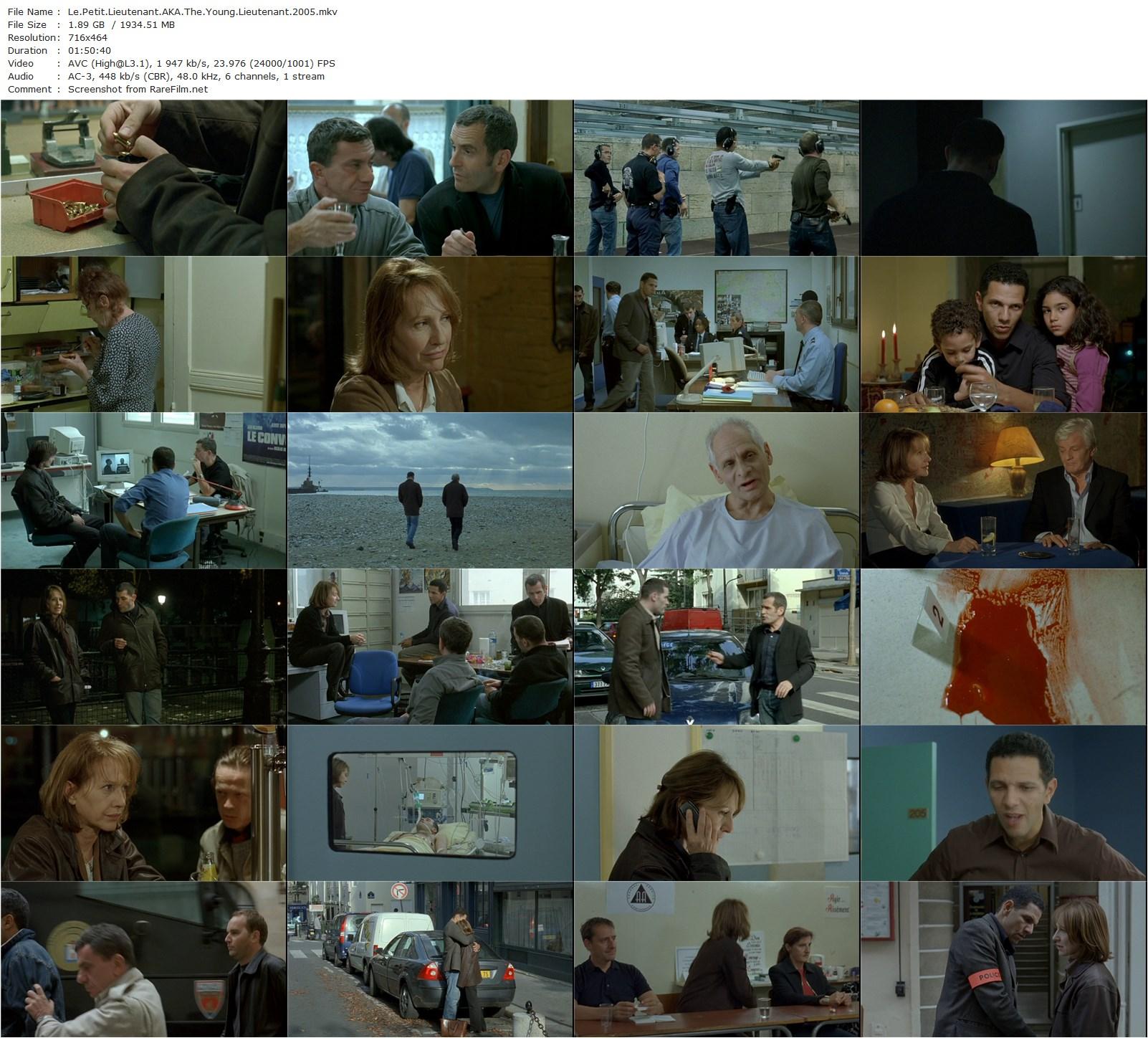 The Young Lieutenant / Le petit lieutenant (2005) Xavier Beauvois, Nathalie Baye, Jalil Lespert, Roschdy Zem-poster