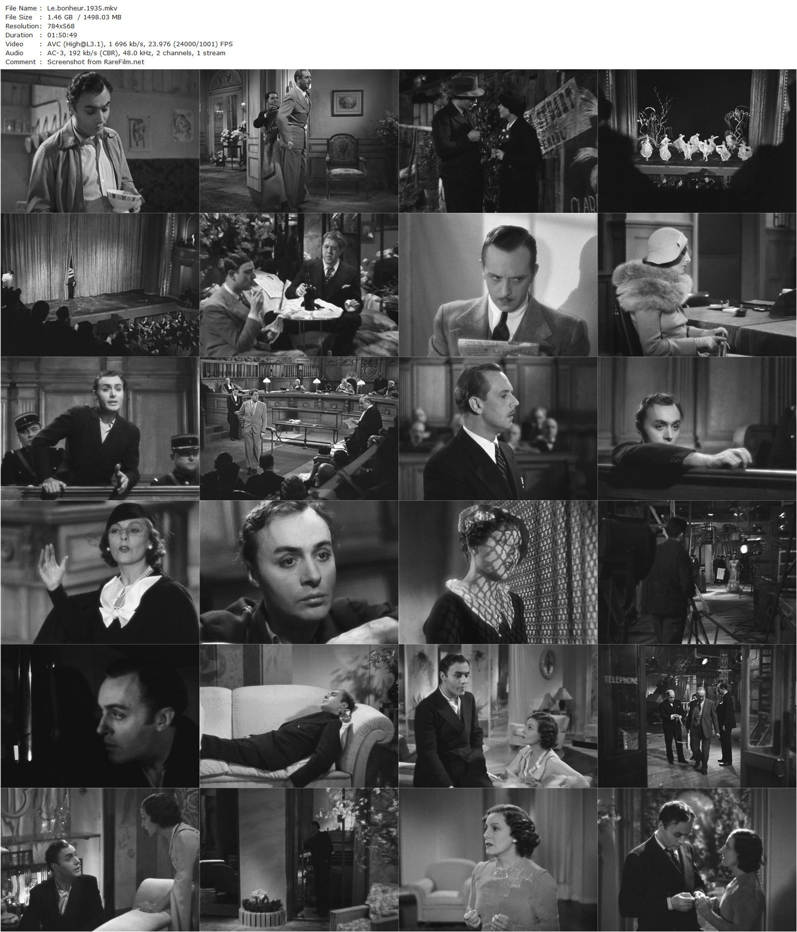 Le bonheur / Happiness (1935) Marcel L’Herbier-poster