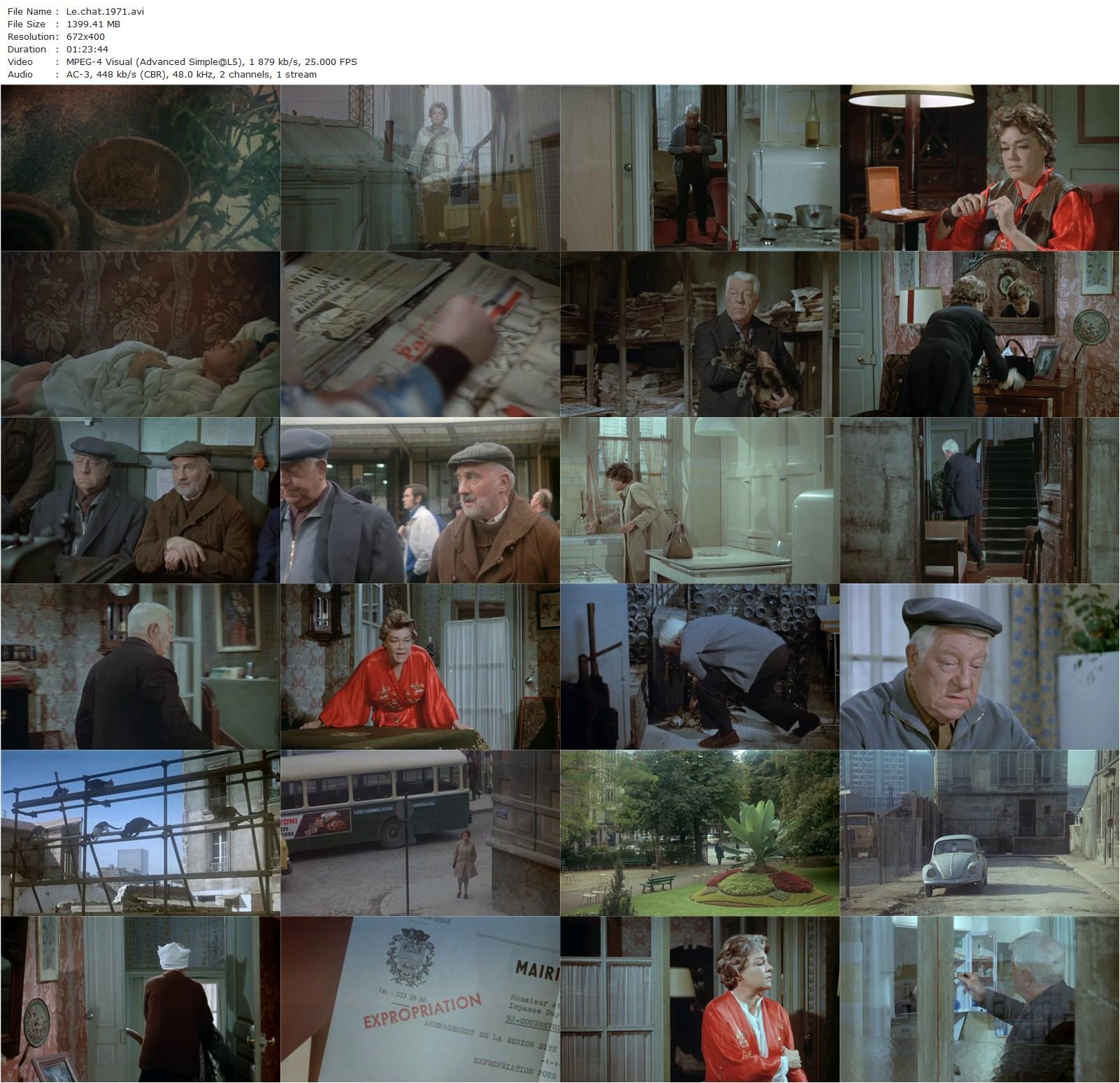 The Cat / Le chat (1971) Pierre Granier-Deferre, Jean Gabin, Simone Signoret, Annie Cordy-poster