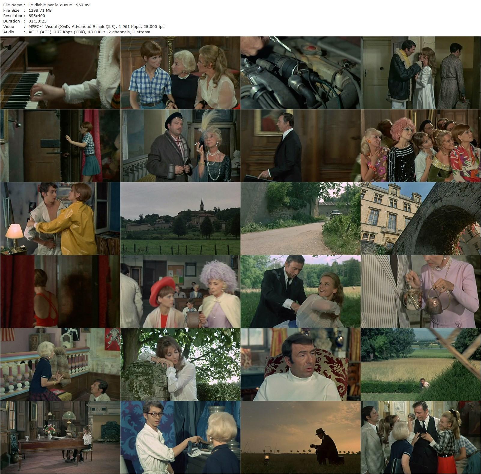 The Devil by the Tail / Le diable par la queue (1969) Philippe de Broca, Yves Montand, Madeleine Renaud, Maria Schell-poster