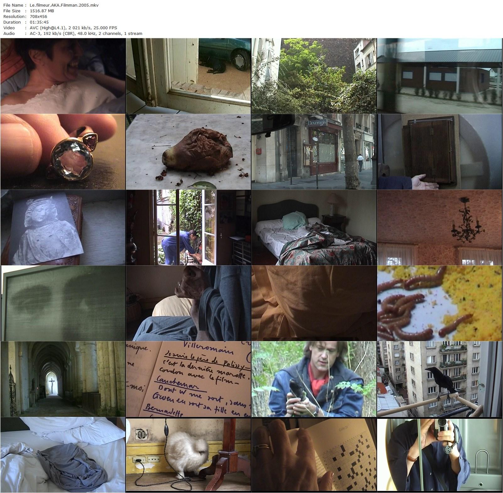 Filmman AKA Le filmeur (2005) Alain Cavalier, Christian Boltanski, Danielle Bouilhet-poster