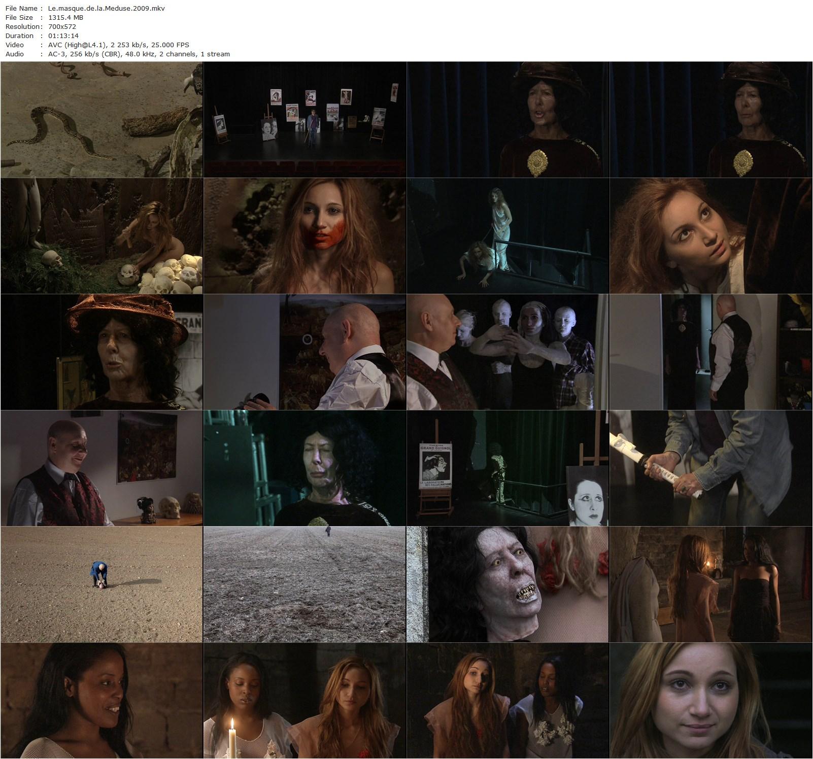 Le masque de la Méduse (2009) Jean Rollin, Simone Rollin, Bernard Charnacé, Sabine Lenoël-poster