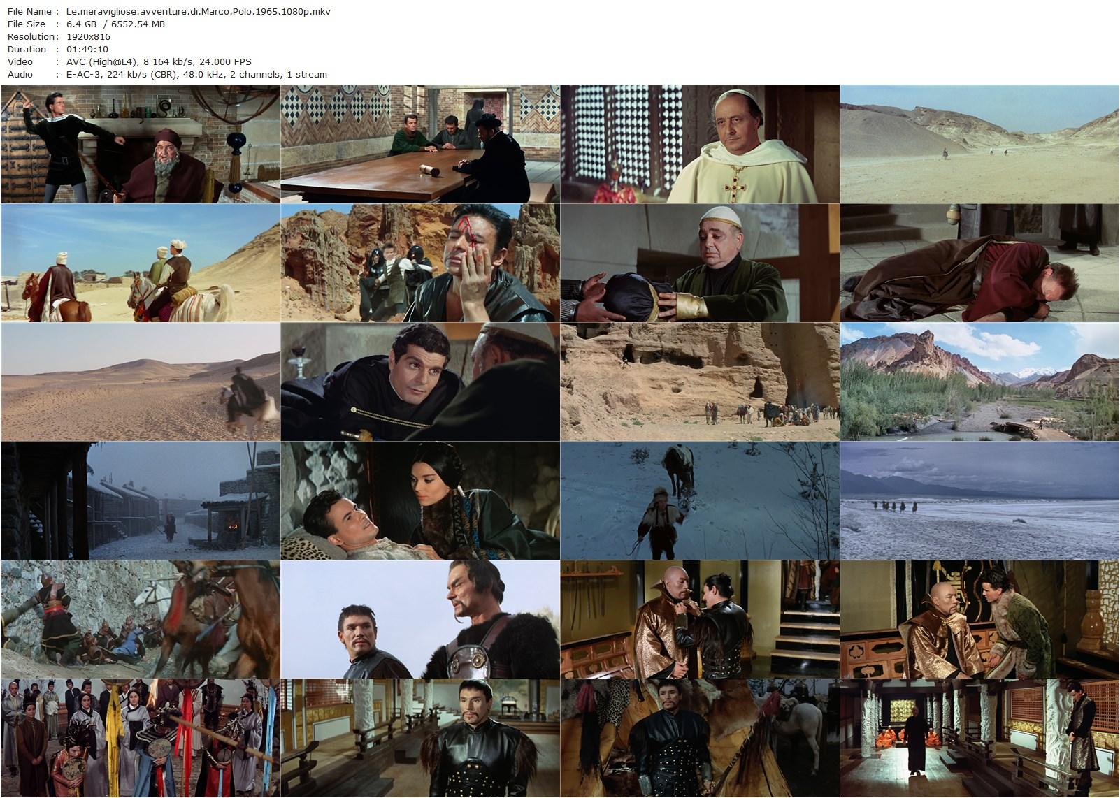 The Fabulous Adventures of Marco Polo AKA La fabuleuse aventure de Marco Polo (1965) Denys de La Patellière, Raoul Lévy, Noël Howard, Horst Buchholz, Grégoire Aslan, Robert Hossein-poster