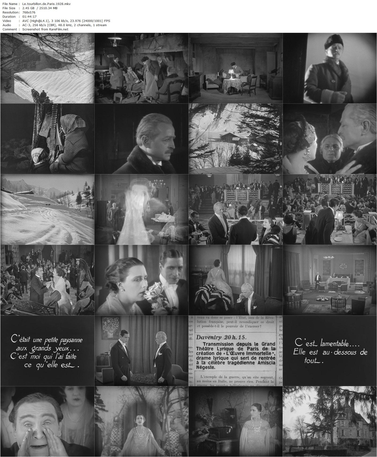 The Maelstrom of Paris / Le tourbillon de Paris (1928) Julien Duvivier, Lil Dagover, Léon Bary, Gaston Jacquet-poster