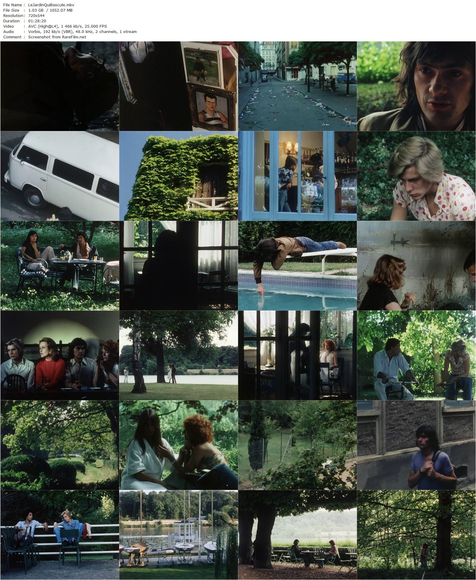 Le jardin qui bascule / The Garden That Tilts (1975) Guy Gilles, Delphine Seyrig, Anouk Ferjac, Patrick Jouané-poster