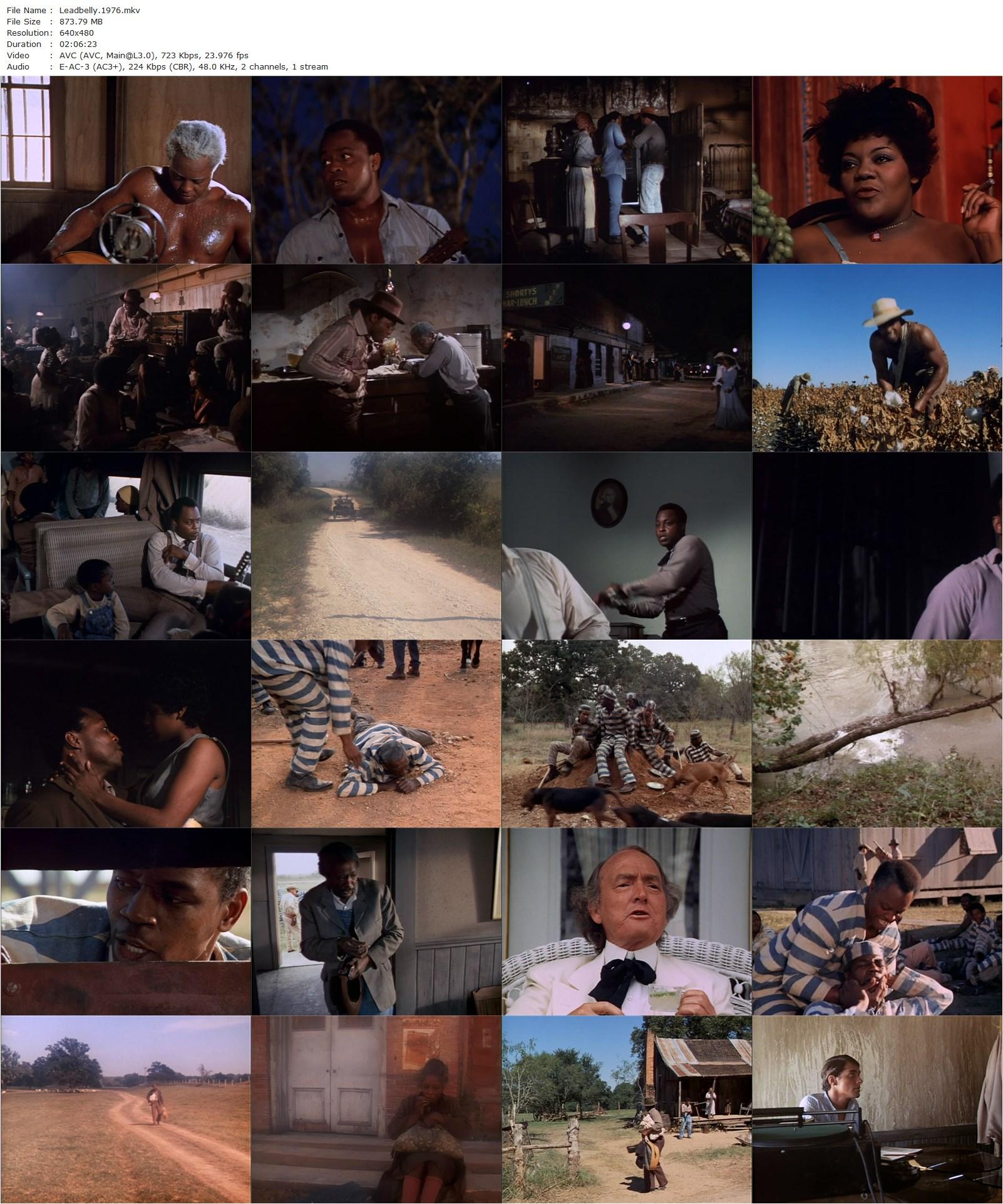 Leadbelly (1976) Gordon Parks, Roger E. Mosley, Paul Benjamin, Madge Sinclair-poster