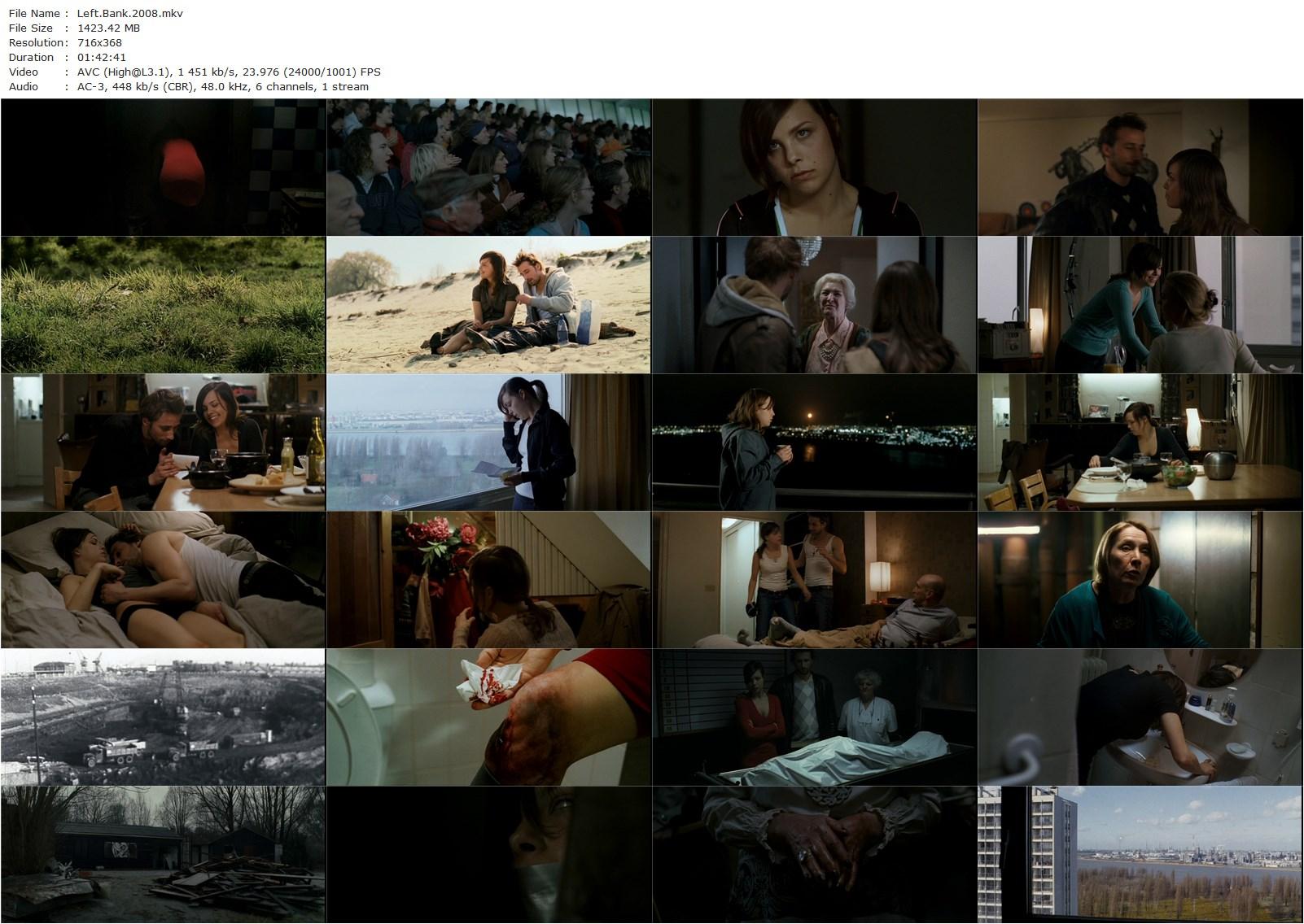 Left Bank AKA Linkeroever (2008) Pieter Van Hees, Eline Kuppens, Matthias Schoenaerts, Sien Eggers-poster