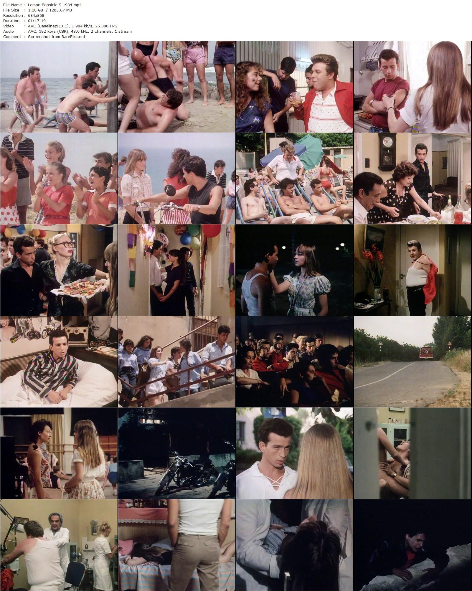 Lemon Popsicle V / Roman Za’ir (1983) Dan Wolman, Yftach Katzur, Zachi Noy, Jonathan Sagall-poster