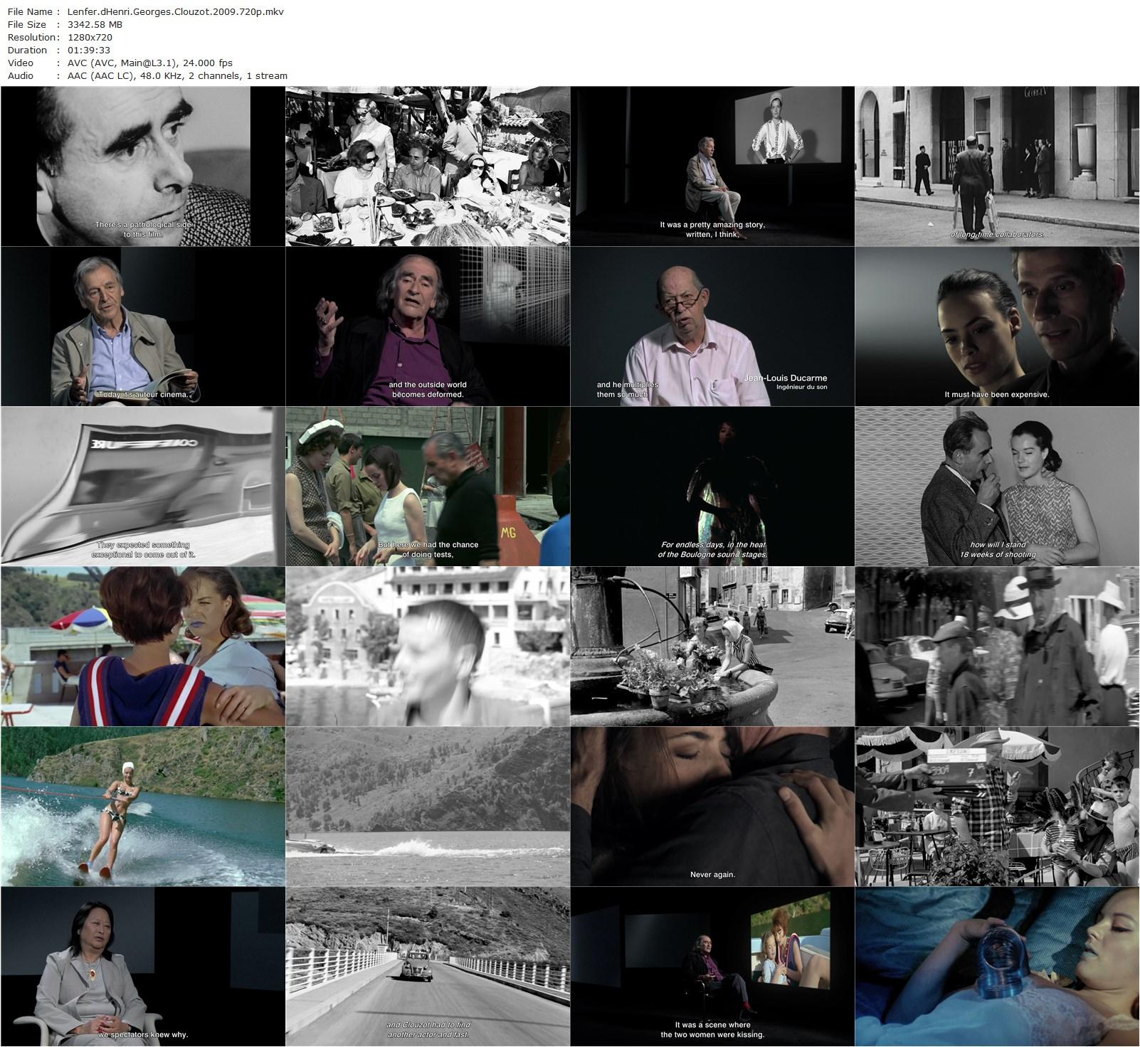 Henri-Georges Clouzot’s Inferno (2009) Serge Bromberg, Ruxandra Medrea, Romy Schneider, Bérénice Bejo, Serge Reggiani-poster