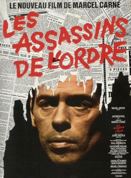 Law Breakers AKA Les assassins de l’ordre (1971) Marcel Carné, Jacques Brel, Catherine Rouvel, Paola Pitagora