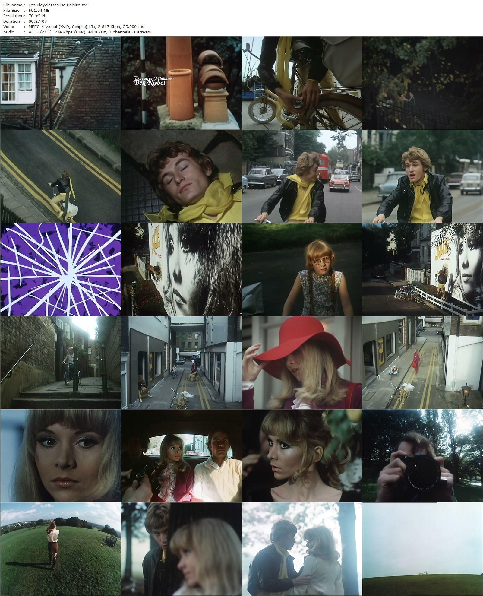 Les bicyclettes de Belsize (1968) Douglas Hickox, Anthony May, Judy Huxtable, Leslie Goddard-poster