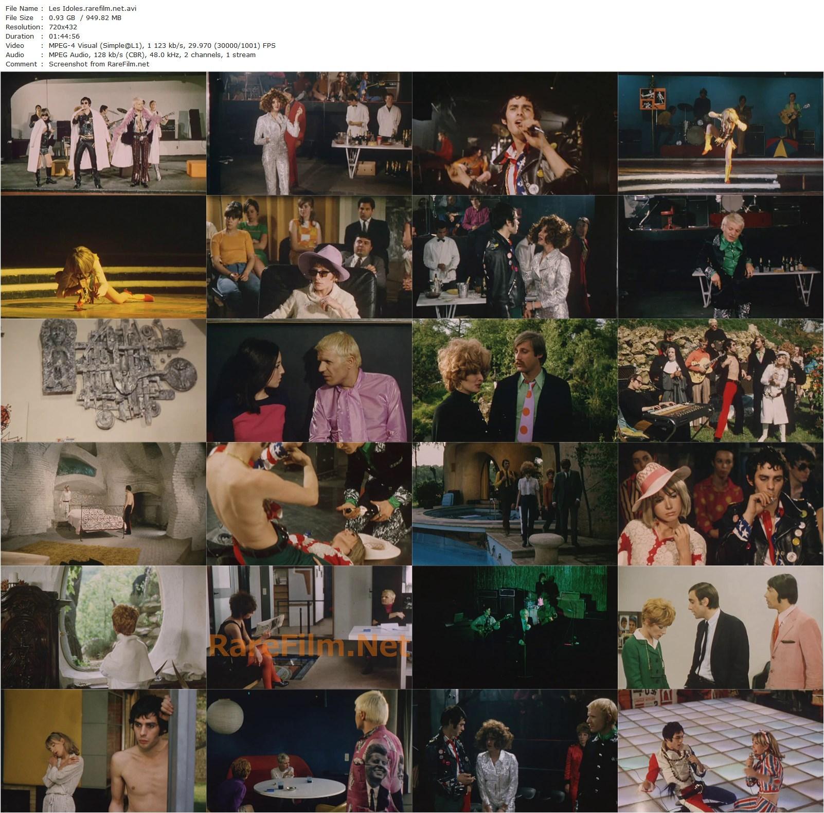 The Idols / Les idoles (1968) Marc’o, Bulle Ogier, Pierre Clémenti, Jean-Pierre Kalfon-poster