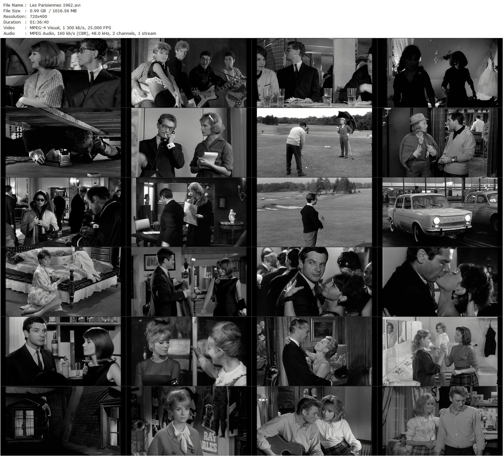 Tales of Paris AKA Les Parisiennes (1962) Marc Allégret, Claude Barma, Michel Boisrond, Françoise Arnoul, Françoise Brion, Catherine Deneuve-poster