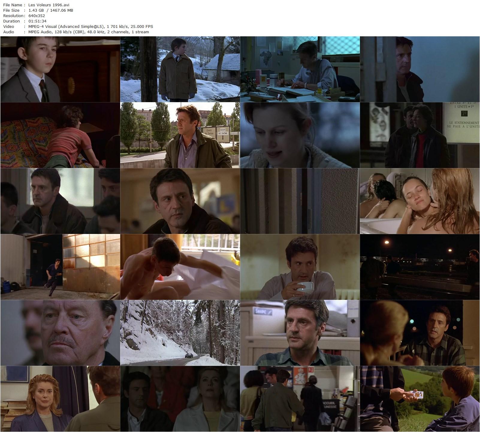 Thieves AKA Les voleurs (1996) André Téchiné, Catherine Deneuve, Daniel Auteuil, Laurence Côte-poster