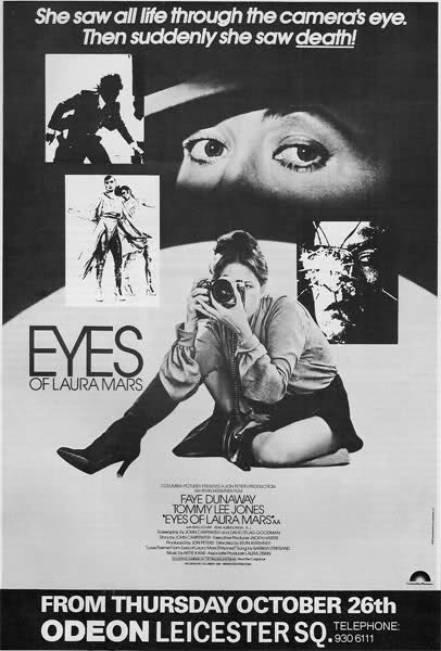 Eyes of Laura Mars / Les Yeux de Laura Mars (1978) Irvin Kershner, Faye Dunaway, Tommy Lee Jones, Brad Dourif, Horror, Mystery, Thriller