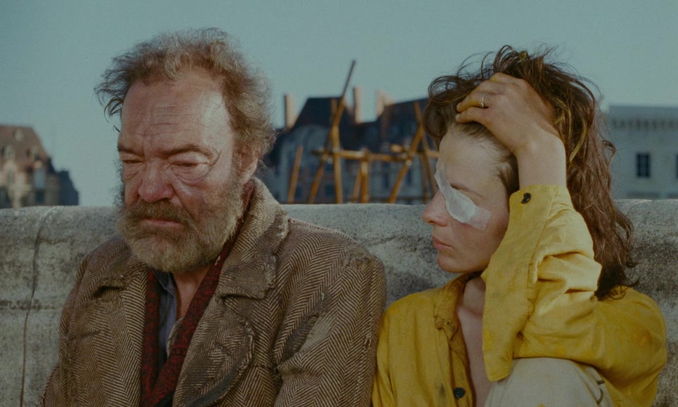The Lovers on the Bridge AKA Les amants du Pont-Neuf (1991) Leos Carax, Juliette Binoche, Denis Lavant, Daniel Buain-poster