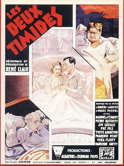 Two Timid Souls / Les deux timides (1928) René Clair, Pierre Batcheff, Jim Gérald, Véra Flory