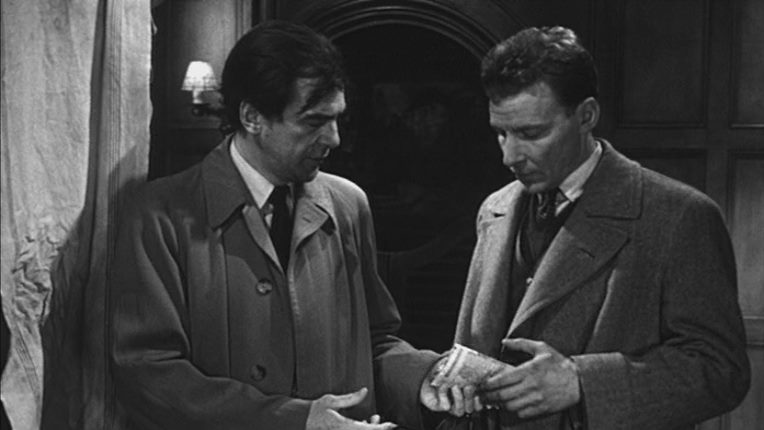 Les espions / The Spies (1957) Henri-Georges Clouzot, Curd Jürgens, Peter Ustinov, O.E. Hasse, Drama, Mystery-poster