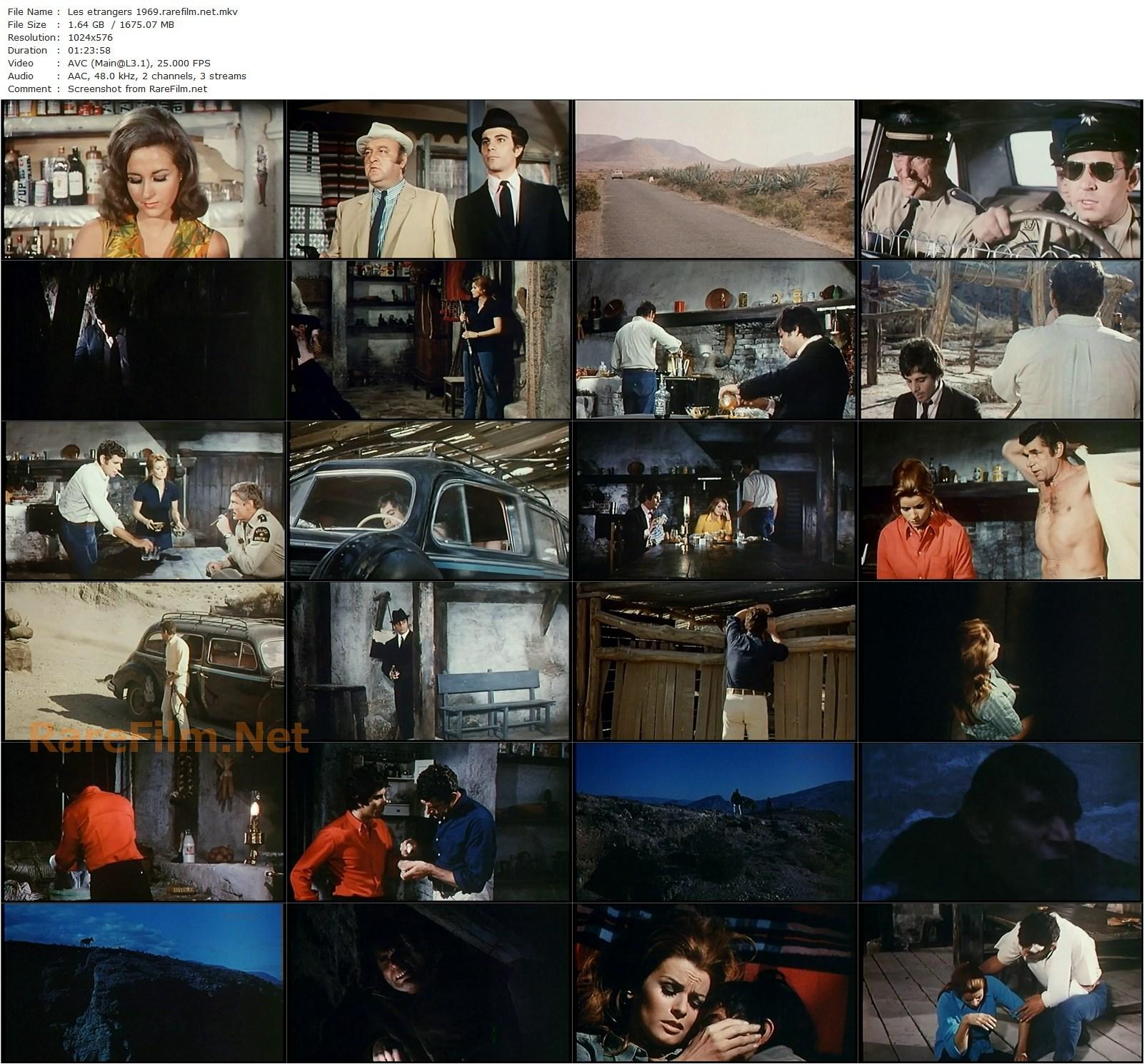 The Strangers / Les étrangers (1969) Jean-Pierre Desagnat, Michel Constantin, Senta Berger, Julián Mateos-poster