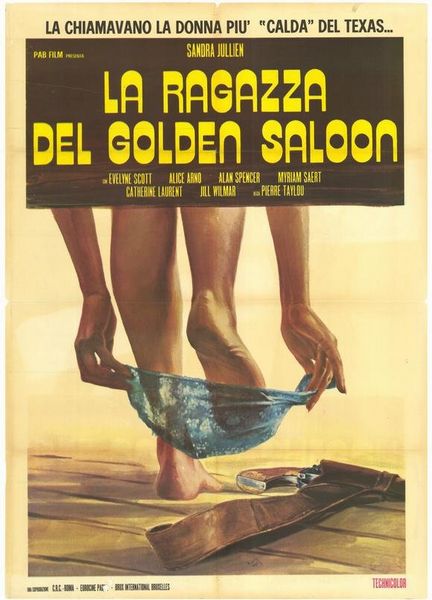 Les filles du Golden Saloon (1975) Gilbert Roussel, Sandra Julien, Evelyne Scott, Roger Darton