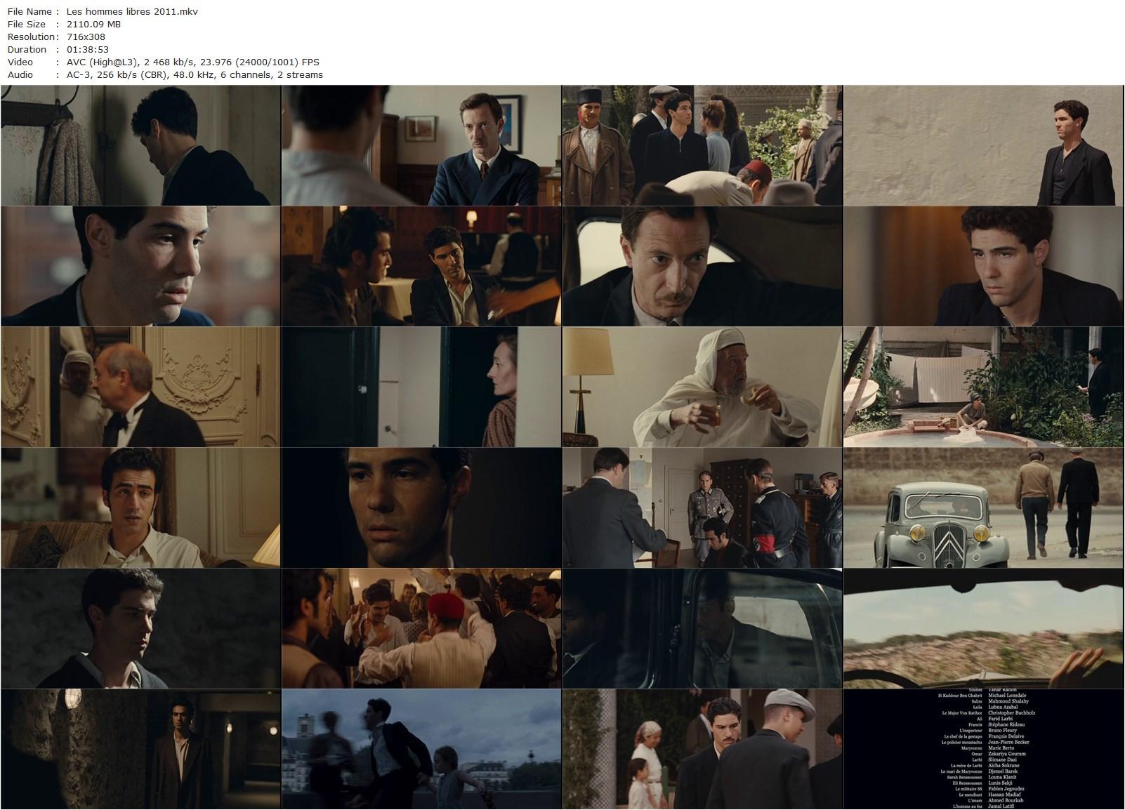 Free Men / Les hommes libres (2011) Ismaël Ferroukhi, Tahar Rahim, Michael Lonsdale, Mahmud Shalaby-poster