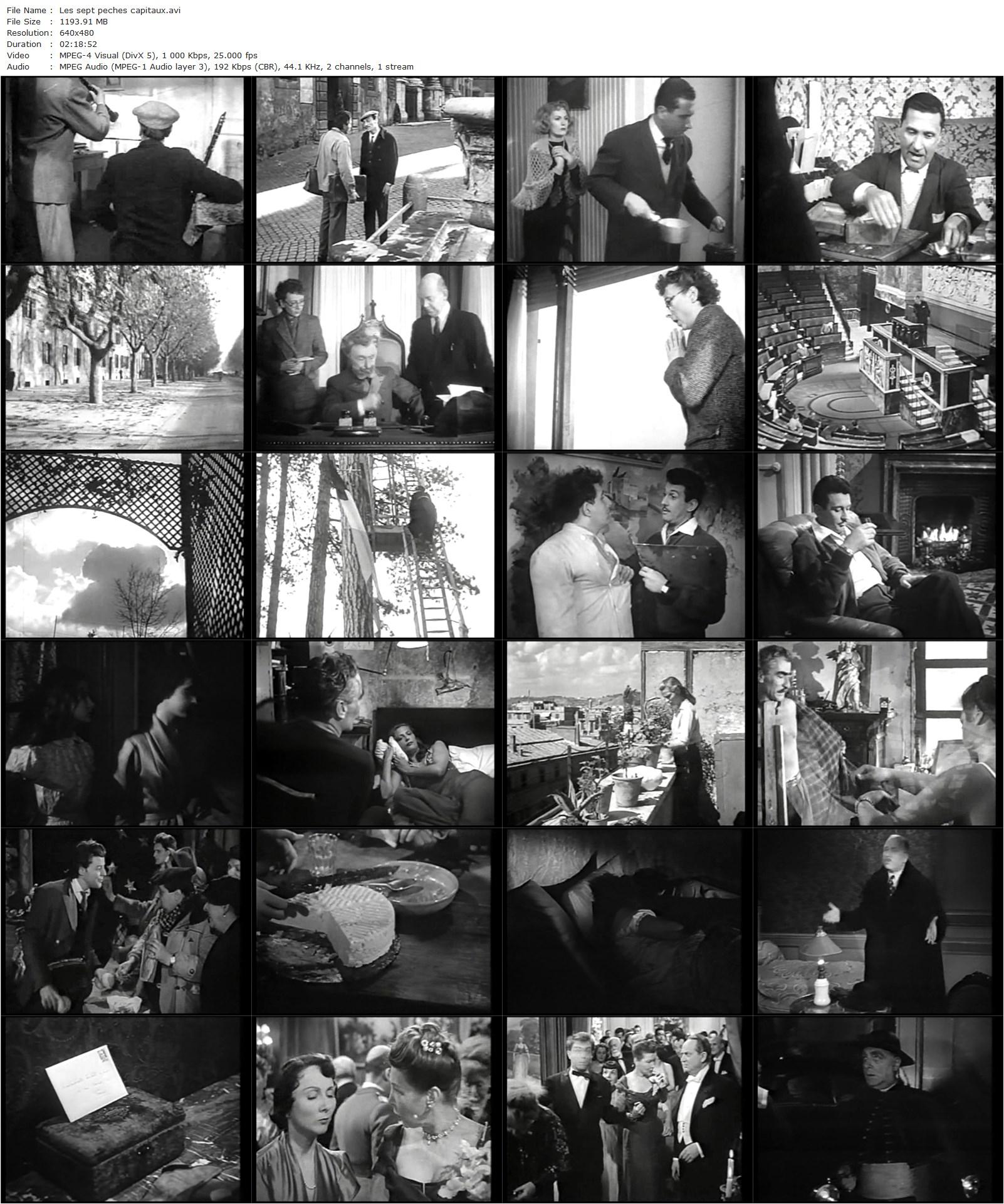 The Seven Deadly Sins AKA Les sept péchés capitaux (1952) Yves Allégret, Claude Autant-Lara, Michèle Morgan, Françoise Rosay, Jean Debucourt-poster