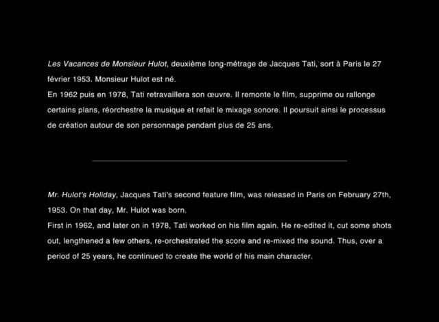 Jacques Tati - Les vacances de Monsieur Hulot AKA Monsieur Hulot's Holiday [Director's Cut, Restored] (1953)-poster