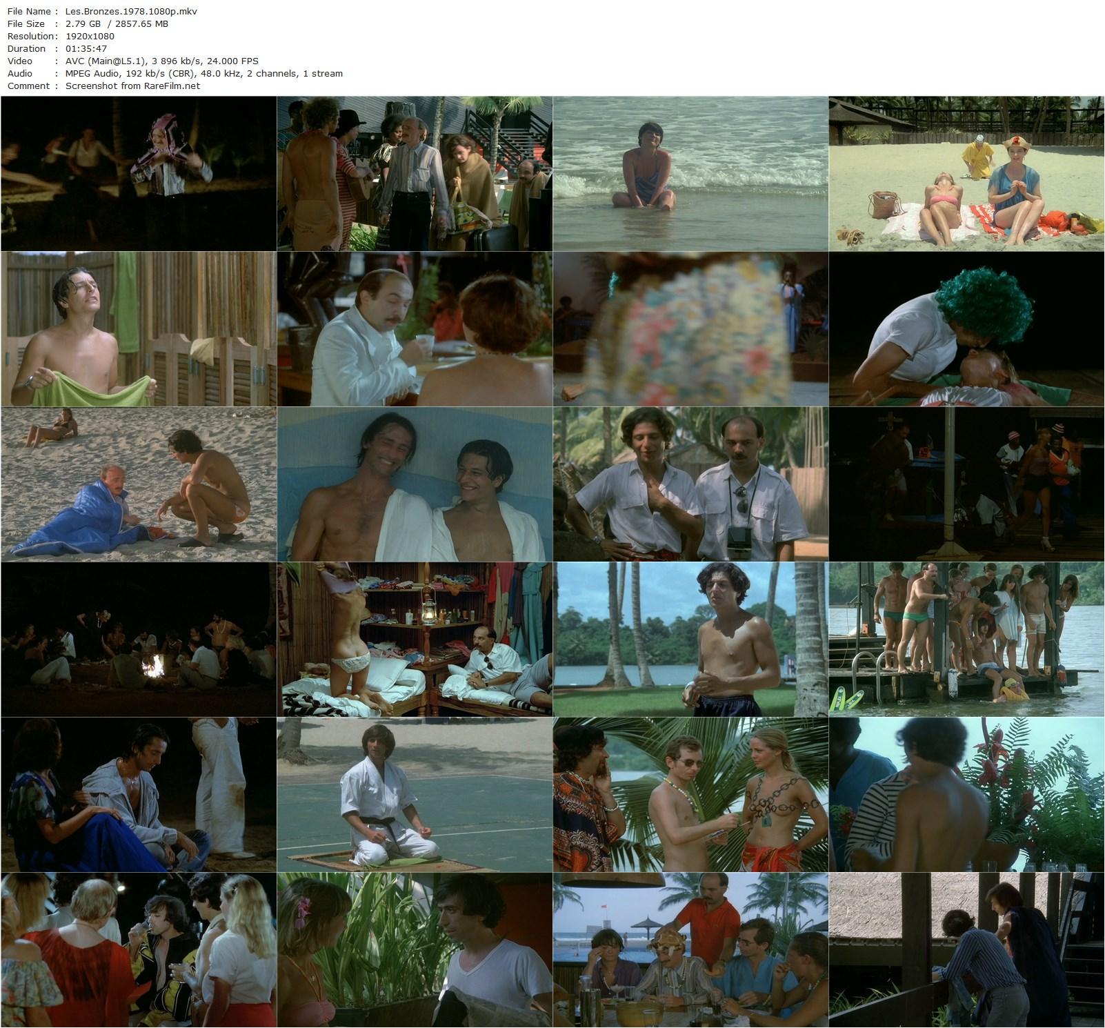 French Fried Vacation / Les bronzés (1978) Patrice Leconte, Josiane Balasko, Luis Rego, Marie-Anne Chazel-poster