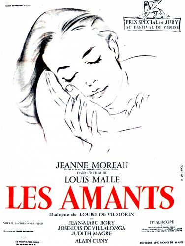 The Lovers AKA Les amants (1958) Louis Malle, Jeanne Moreau, Alain Cuny, Jean-Marc Bory