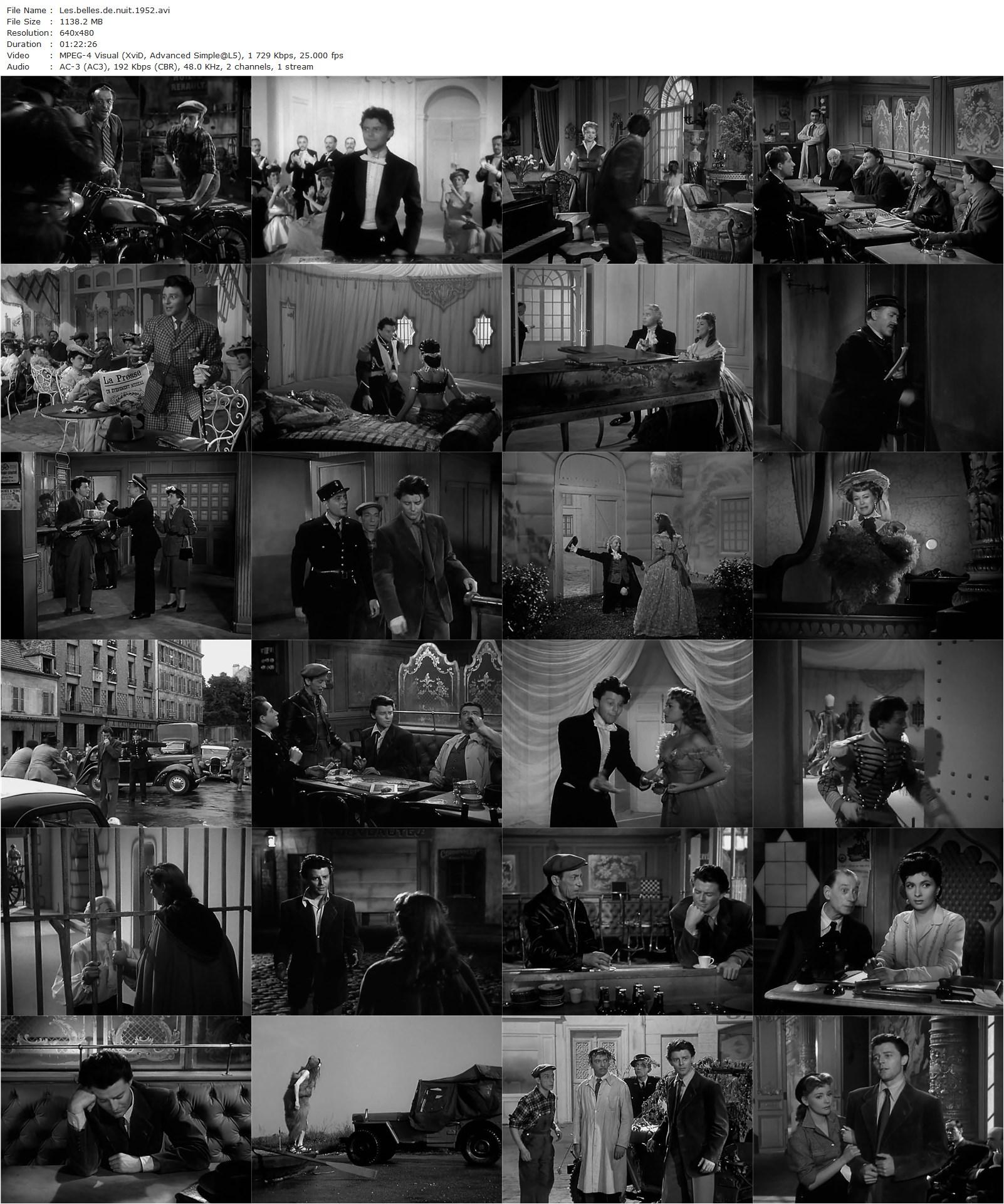 Beauties of the Night (1952) René Clair, Gérard Philipe, Martine Carol, Gina Lollobrigida-poster