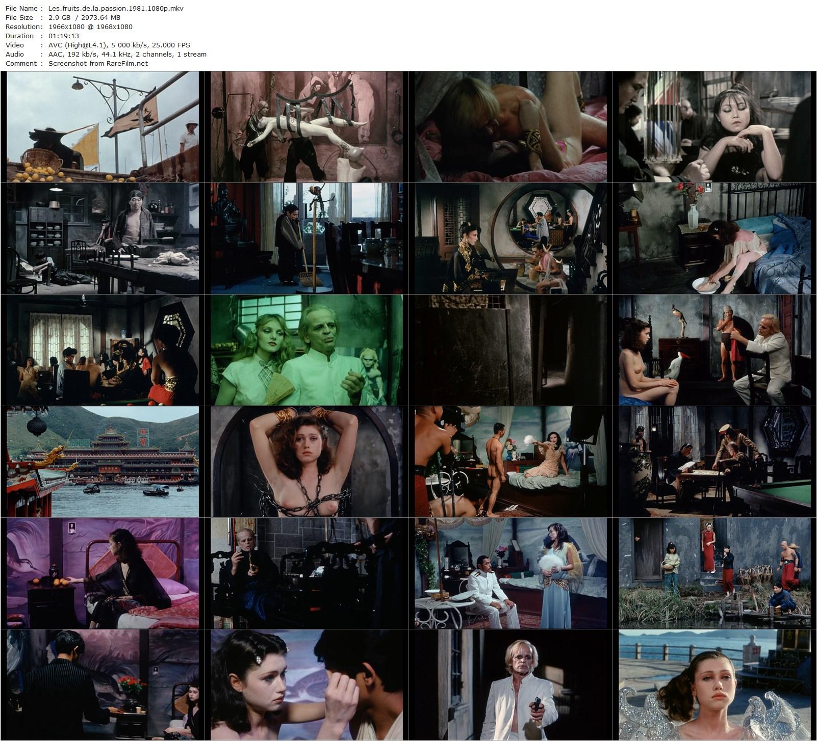 Fruits of Passion / Les fruits de la passion (1981) Shûji Terayama, Klaus Kinski, Isabelle Illiers, Arielle Dombasle-poster