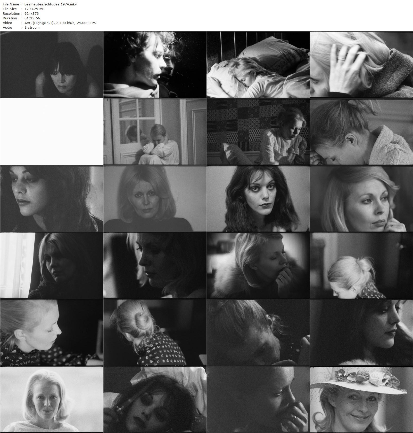 Les hautes solitudes (1974) Philippe Garrel, Jean Seberg, Nico, Tina Aumont-poster