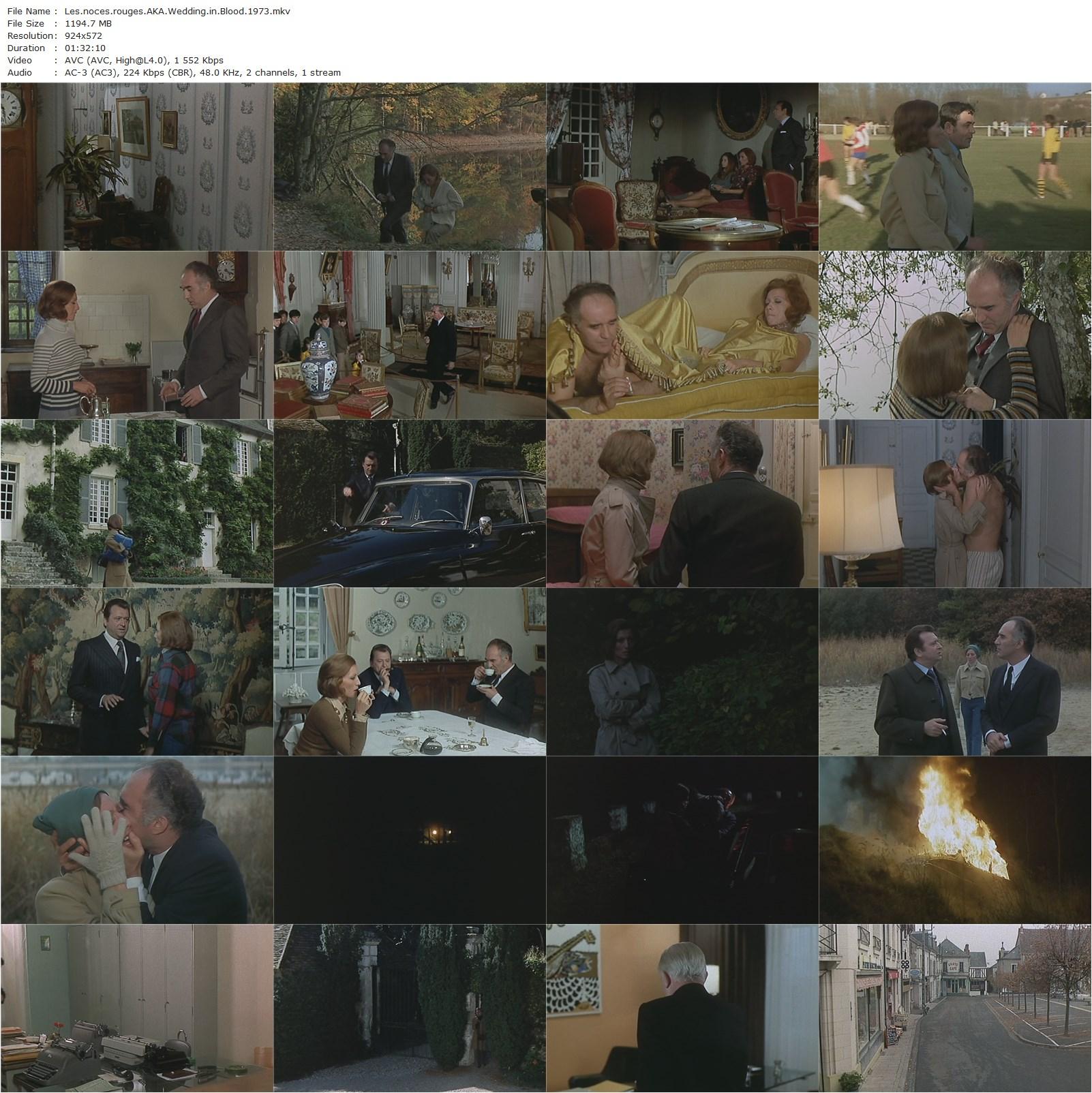 Wedding in Blood (1973) Claude Chabrol, Stéphane Audran, Michel Piccoli, Claude Piéplu-poster