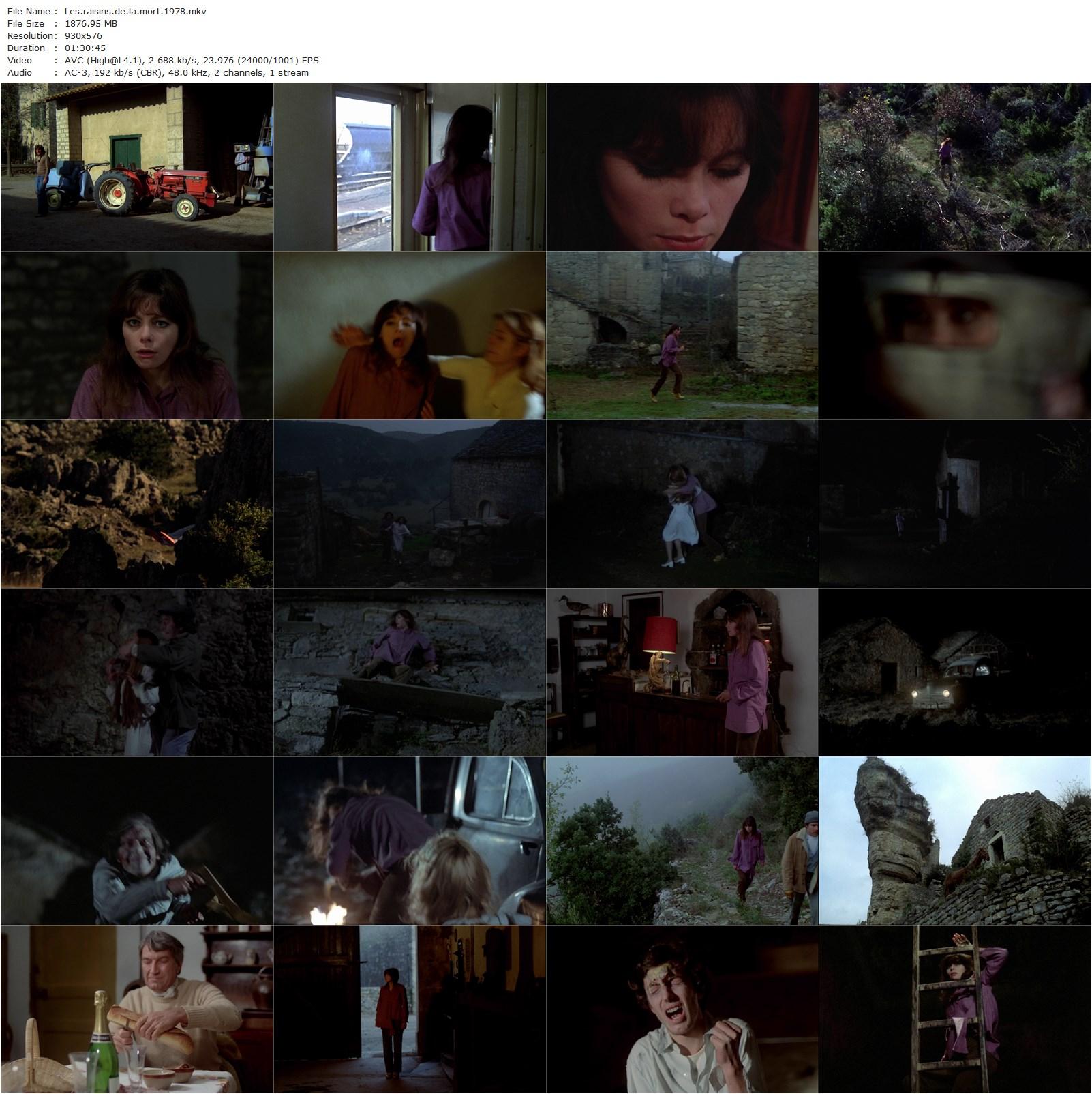 The Grapes of Death AKA Les raisins de la mort (1978) Jean Rollin, Marie-Georges Pascal, Félix Marten, Serge Marquand-poster