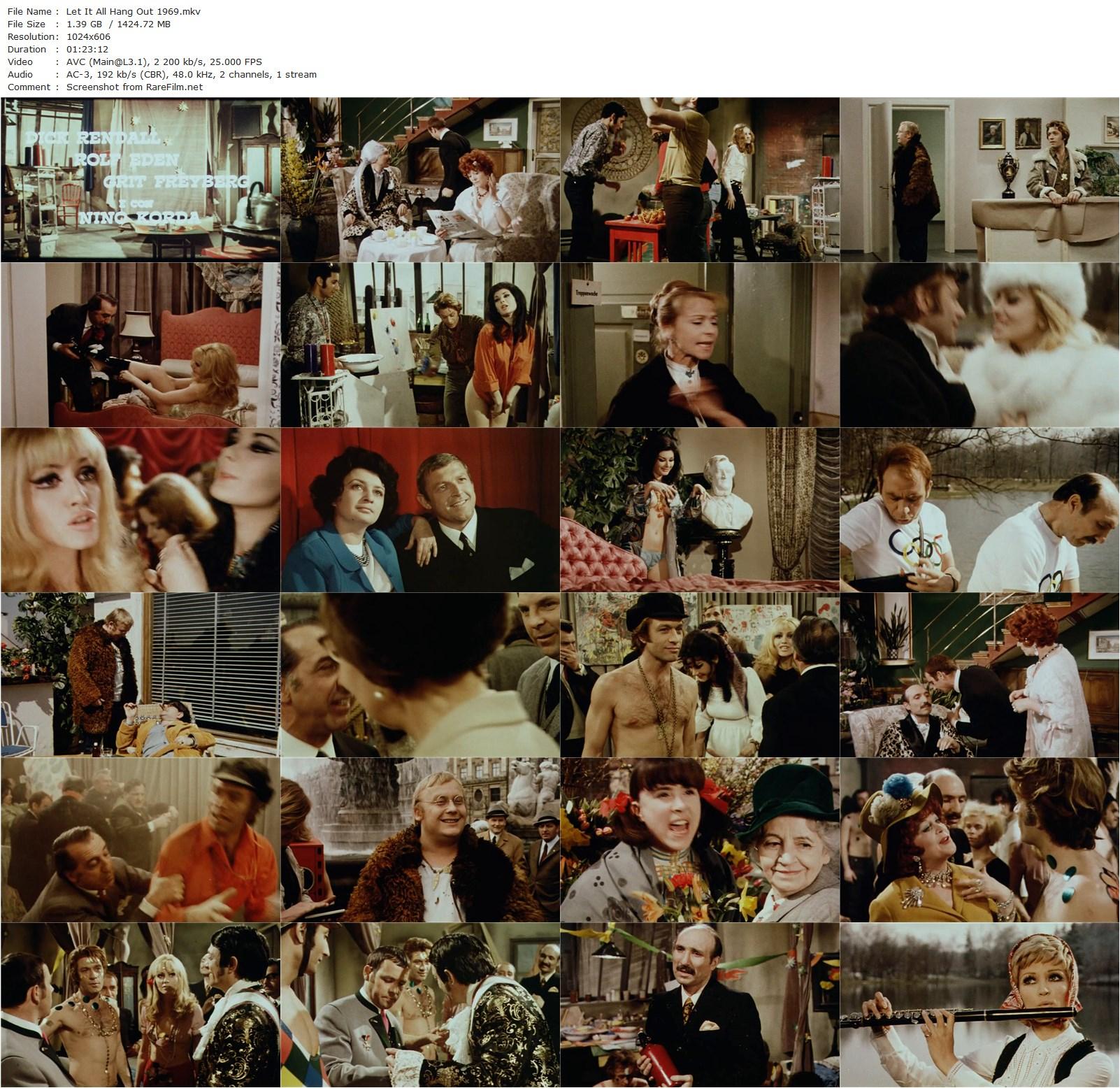 Let It All Hang Out / L’uomo dal pennello d’oro (1969) Franz Marischka, Willi Colombini, Marcella Michelangeli, Edwige Fenech-poster