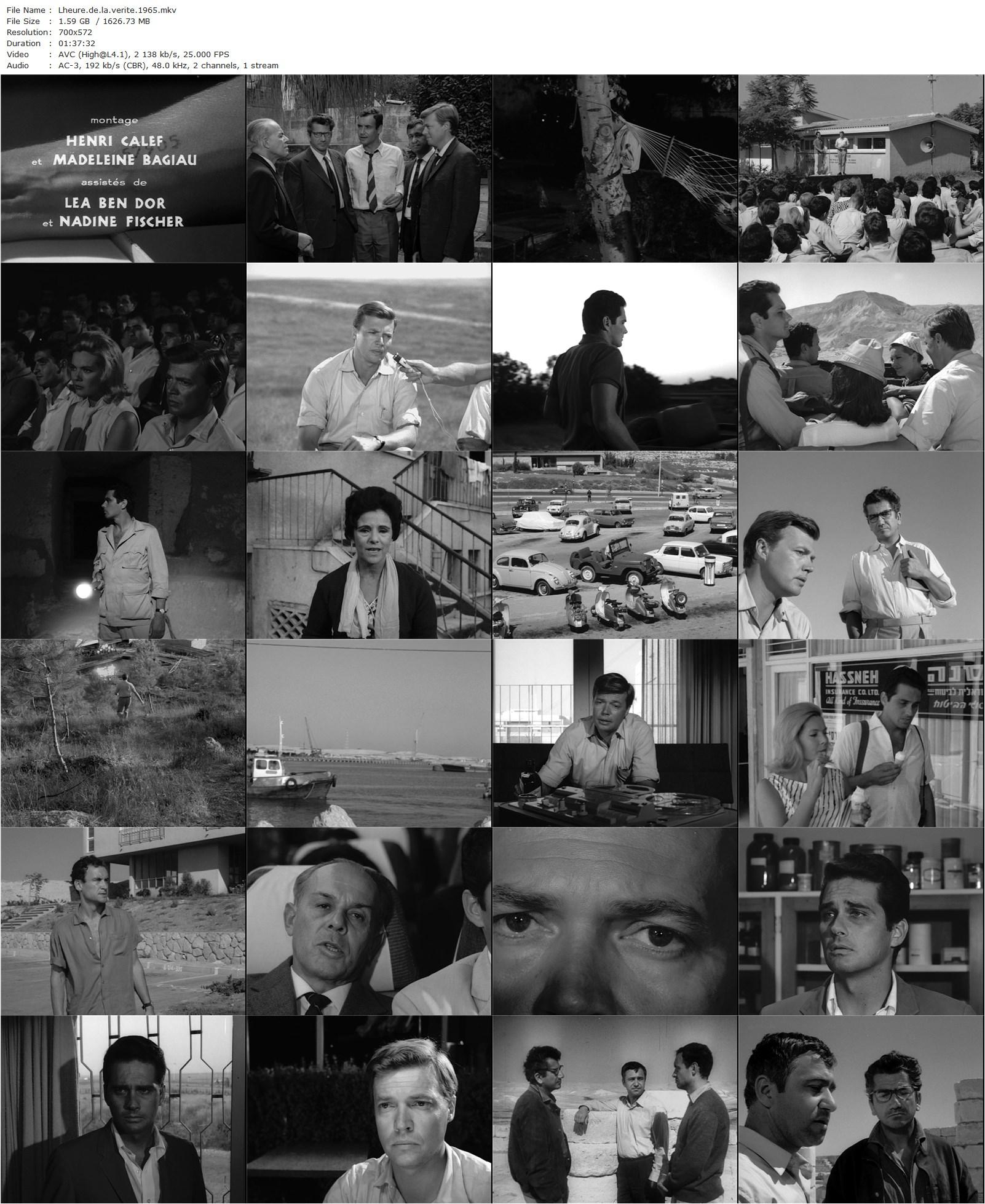 The Hour of Truth AKA L’heure de la vérité (1965) Henri Calef, Karlheinz Böhm, Brett Halsey, Corinne Marchand-poster