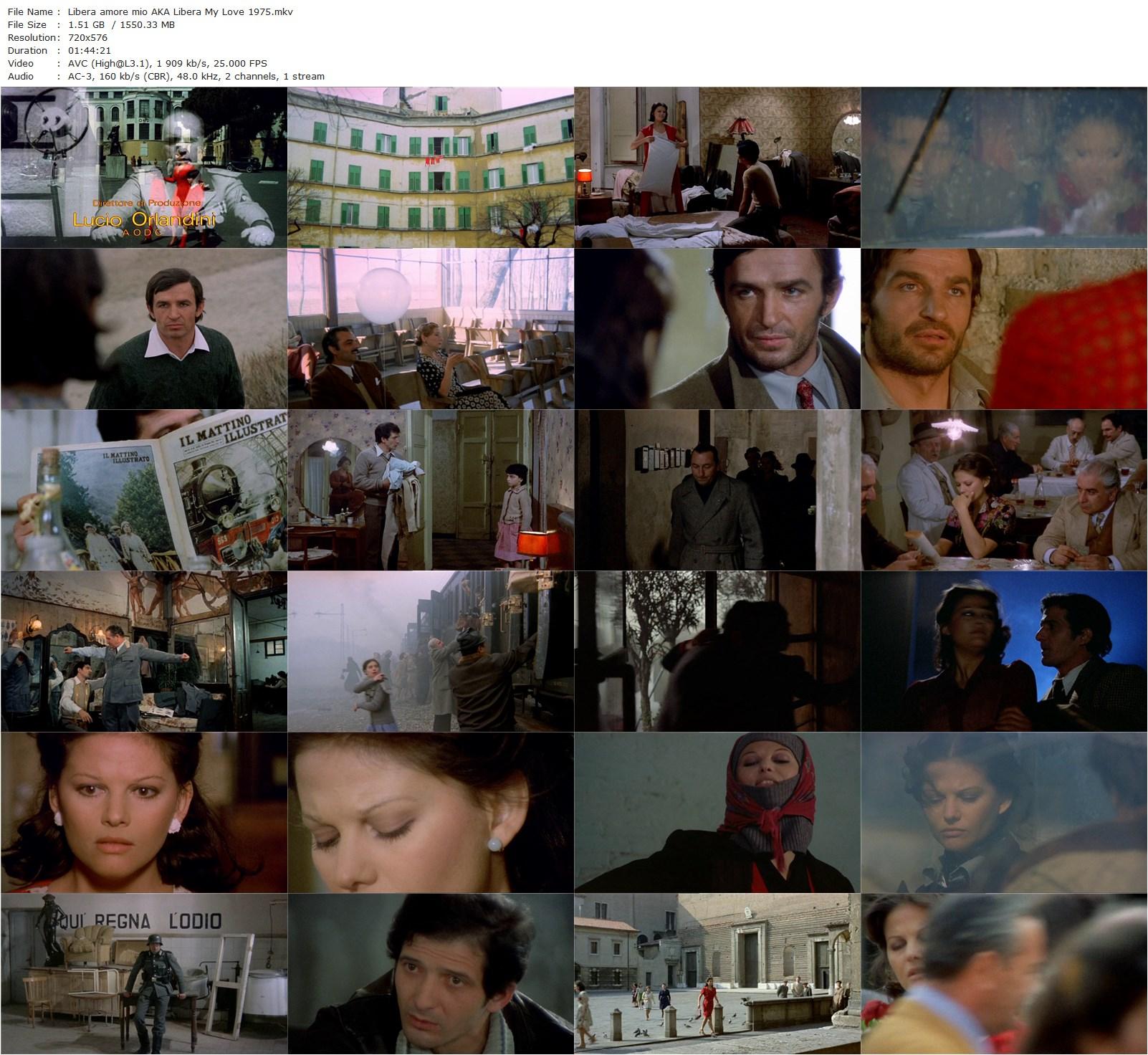 Libera, My Love AKA Libera, amore mio! (1975) Mauro Bolognini, Adolfo Celi, Bruno Cirino, Claudia Cardinale-poster