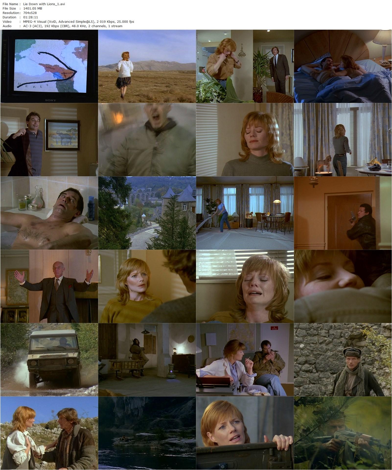 Lie Down with Lions (1994) Jim Goddard, Timothy Dalton, Marg Helgenberger, Nigel Havers-poster