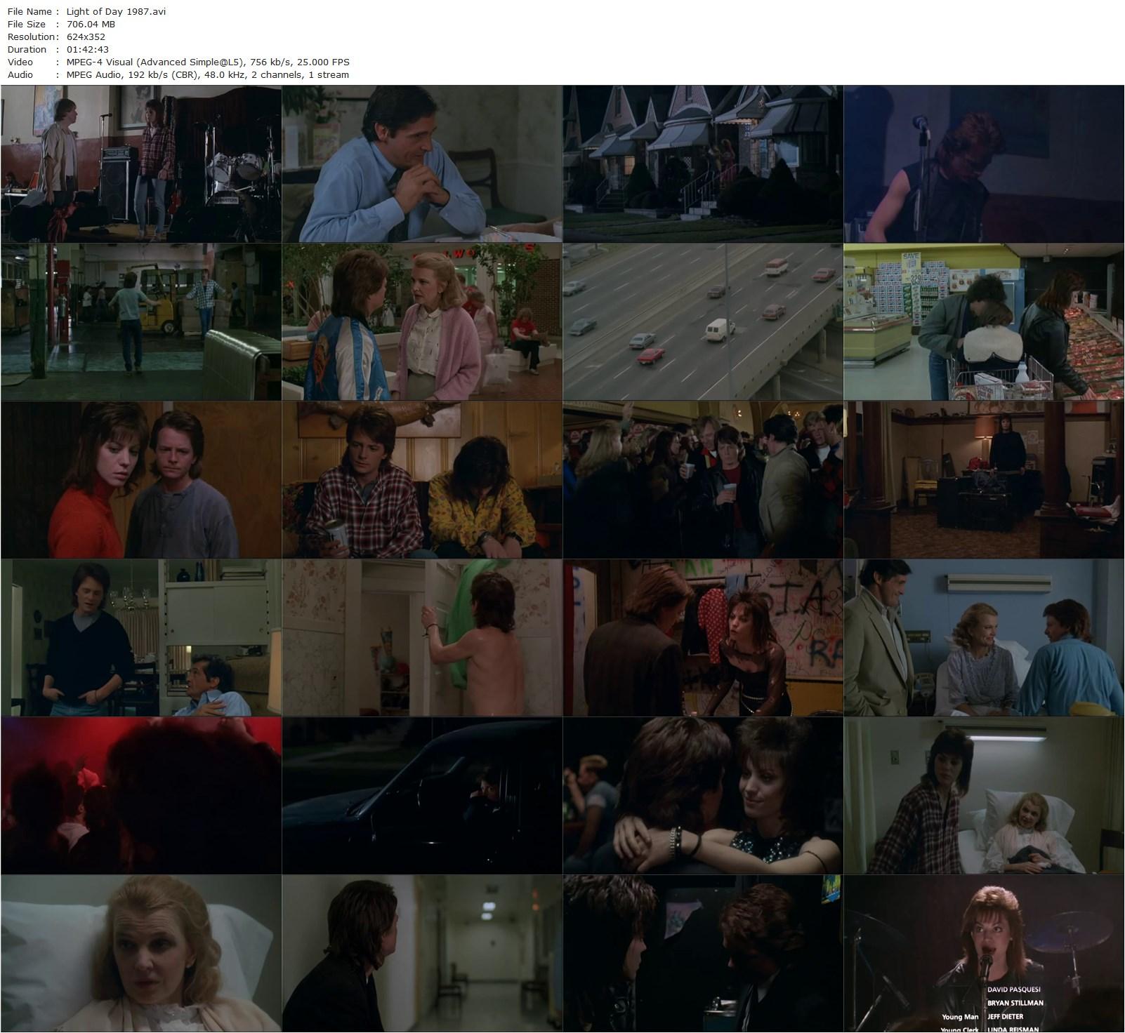 Light of Day (1987) Paul Schrader, Michael J. Fox, Gena Rowlands, Joan Jett-poster