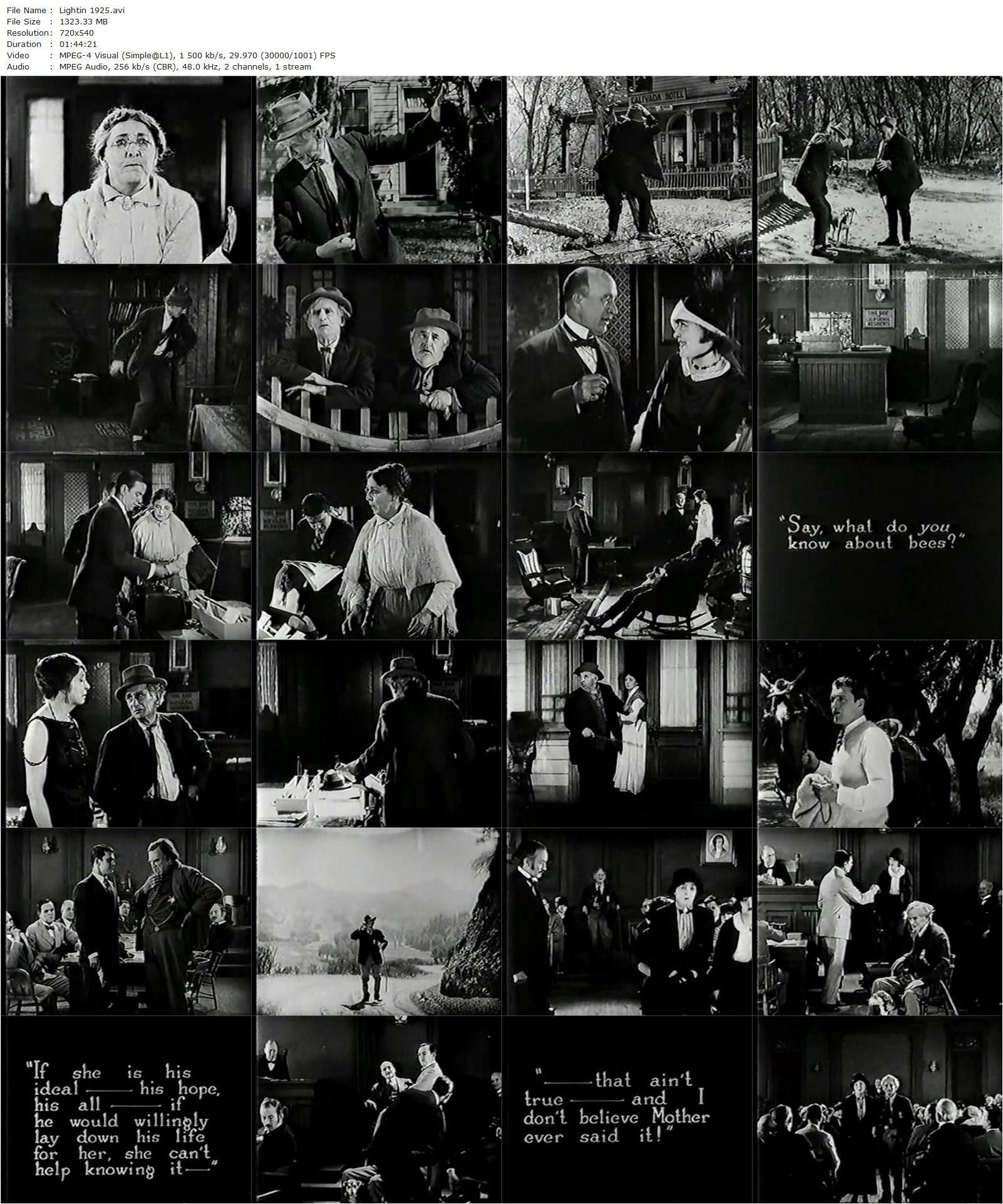 Lightnin’ (1925) John Ford, Jay Hunt, Madge Bellamy, Ethel Clayton-poster