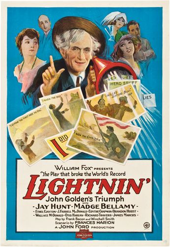 Lightnin’ (1925) John Ford, Jay Hunt, Madge Bellamy, Ethel Clayton