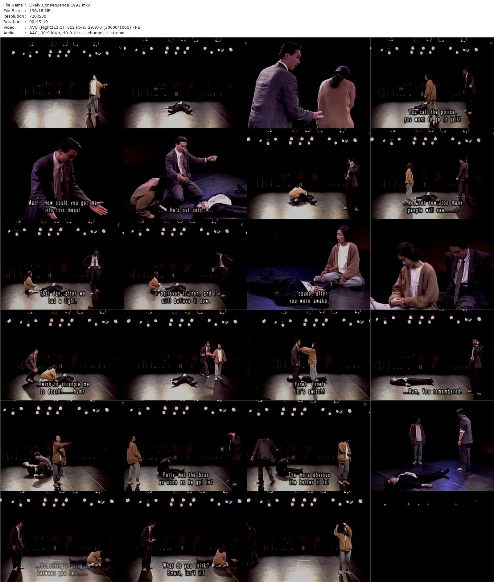 Likely Consequence (1992) Edward Yang, Tai-song Chen, Zianqi Chen, David Wang-poster