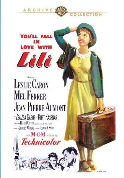 Lili (1953) Charles Walters, Leslie Caron, Mel Ferrer, Jean-Pierre Aumont, Drama, Musical, Romance