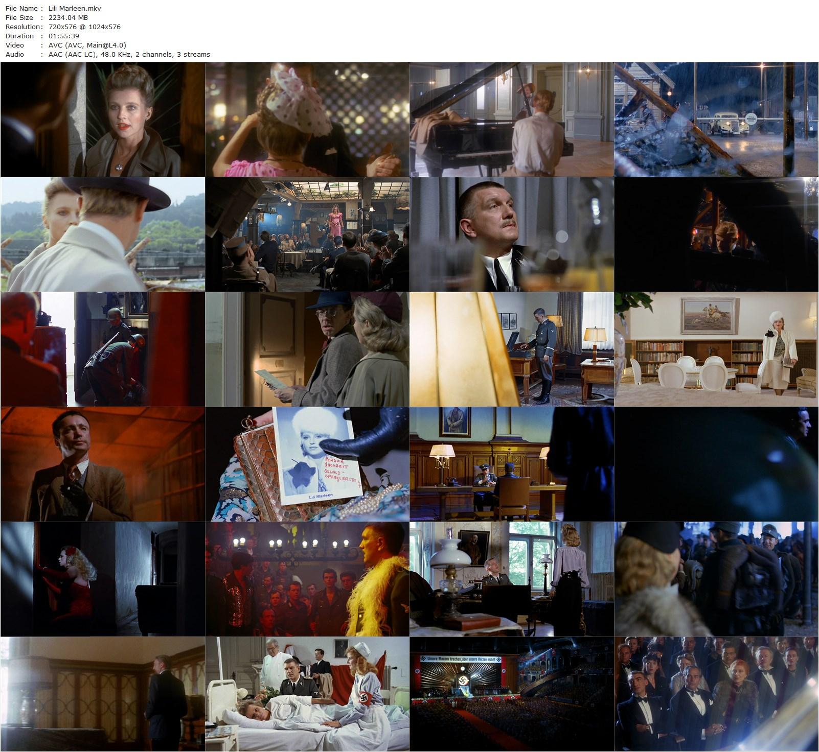 Lili Marleen (1981) Rainer Werner Fassbinder, Hanna Schygulla, Giancarlo Giannini, Mel Ferrer-poster