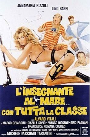 Linsegnante al mare con tutta la classe (1980) Michele Massimo Tarantini, Anna Maria Rizzoli, Lino Banfi, Alvaro Vitali
